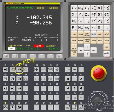 cnc machine mode|cnc mdi mode.